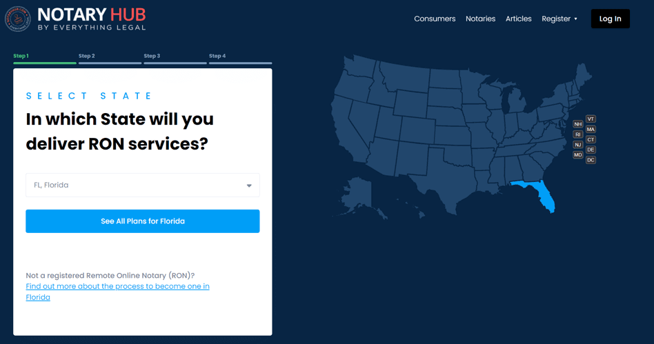 How to become a remote online notary in Florida